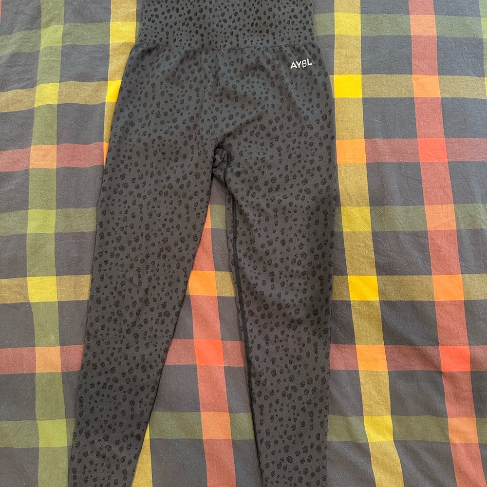 AYBL Charcoal Leopard Leggings